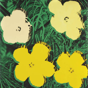 Andy Warhol - Cow (Pink On Yellow) art print