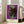 Regal pop art interpretation of Alexander the Great in dramatic purple, white, and black with metallic gold highlights, modern framed poster.