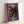 Purple-toned portrait print of Alexander the Great in pop art style, featuring bold outlines and saturated colors characteristic of modern Warhol-inspired design.