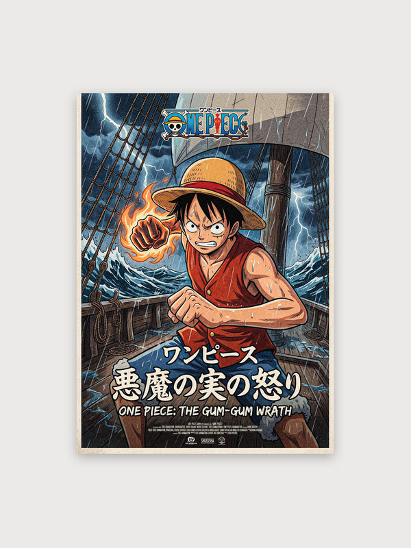 One Piece Luffy Storm - Digital Download