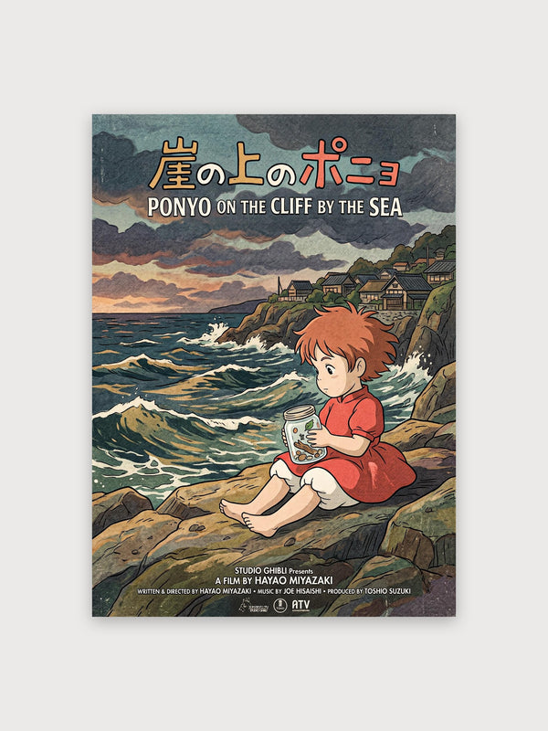 Ponyo on the Cliff - Digital Download