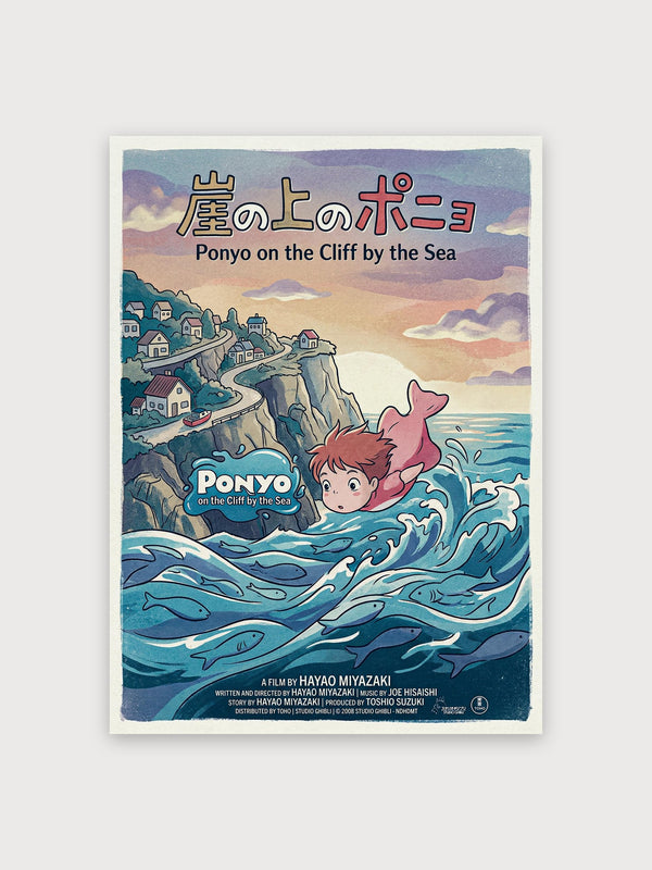 Ponyo Ghibli Print - Digital Download
