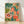 Art Nouveau framed poster featuring an orange monarch butterfly perched among delicate coral and teal botanical flowers with olive green leaves, rendered in a whimsical romantic style.