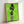 Framed poster showcasing a stylized woman in traditional kimono dress with organic wave motifs and floral details in bright lime green and black, Art Nouveau inspired.