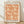 Framed Arts and Crafts Movement poster featuring an elegant botanical pattern with stylized flowers and leaves in terracotta, cream, and tan tones.