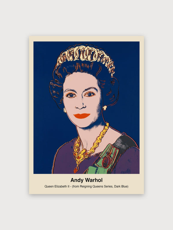 Queen Elizabeth II (Dark Blue) - Digital Download