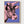 Andy Warhol Cow Pink On Purple Poster poster in oak frame