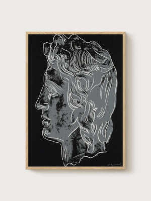 Andy Warhol Print poster in oak frame