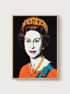 Andy Warhol Print poster in oak frame
