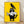 Minimalist line art poster featuring a black cat, crow, and fish in whimsical folk art style with yellow, black, and white colors.