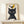 Black and yellow minimalist poster showing a cat and bird in thoughtful interaction, created with clean line art on a cream canvas.