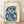Serene Japanese woodblock print featuring birds, flowers, and gourds in prussian blue and cream tones, displayed as a framed poster with ornamental scroll design.
