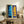 Matisse-style abstract blue print on wall featuring contemplative mood and sophisticated indigo color palette.