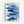 Modern watercolor art print depicting swimming fish in various shades of blue with minimalist line work, evoking calm ocean imagery.