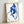 Framed contemporary wall art depicting an expressive blue form mid-leap, capturing movement through bold color field and organic contours in the modernist cutout aesthetic.