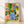 Framed poster displaying a modern Japandi-style vase filled with vibrant citrus fruits and passion flowers in soft pink, cobalt blue, and coral orange against a cream background.