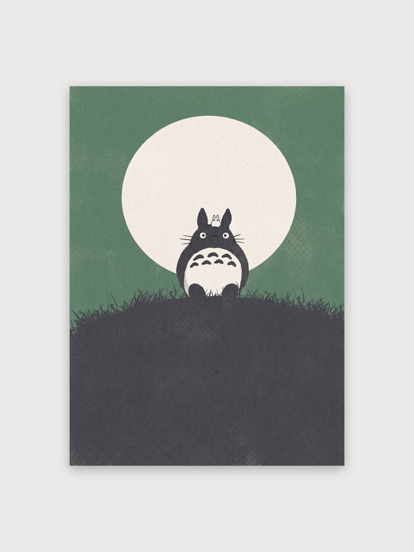 Totoro Moonlight Silhouette - Digital Download
