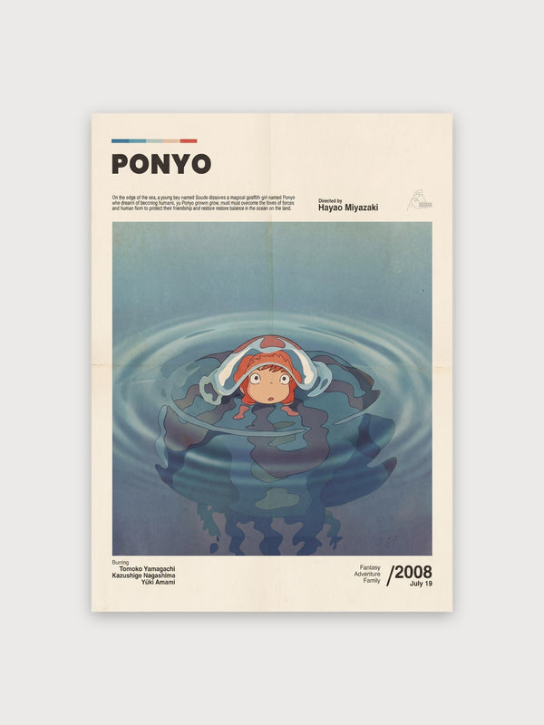 Ponyo Studio Ghibli Fantasy Sea - Digital Download