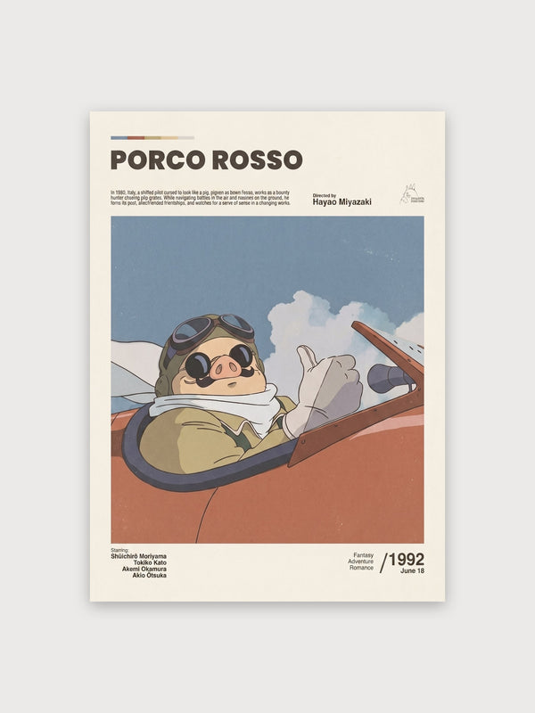 Porco Rosso Studio Ghibli 1992 - Digital Download
