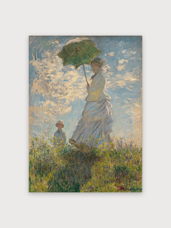 Woman With A Parasol - Madame Monet And Her Son - Digital Download