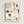 Line art framed poster showing coffee preparation elements including mug, coffee beans, and citrus in a calm minimalist style with warm neutral colors.