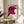 Contemporary pop art framed poster featuring a stylized cow face in red, white, and black with Bauhaus geometric sensibility.