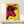 Vibrant pop art poster displaying a red cow portrait against a cheerful yellow field, perfect for modern interior décor.