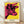 Bold pop art poster featuring a cow's head in vibrant red and yellow with black outlines, rendered in the iconic Warhol style on a white background.