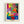 Modernist framed art print featuring a stylized dancing figure rendered in striking primary colors and warm earth tones, exemplifying playful abstract composition.