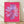 Pop art poster featuring a bold pink daisy flower with vibrant yellow center on a contrasting background, modern colorful floral wall art in classic Warhol style.