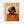 Modern retro poster art of a chic dachshund accessorized with a luxury handbag and headscarf, displayed as a framed print with bold orange and black editorial-inspired design.