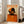 Chic editorial-inspired wall art of a dachshund in modern pop art style, adorned with luxury handbag and headscarf, framed print in orange, black, tan and cream.
