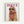 Modern stylized dog portrait with chic sunglasses and scarf in warm cream and pink hues, framed pop art illustration with a fashionable mood.
