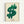 Modern Bauhaus-style framed art print displaying a stylized dollar sign in green, white, and black, capturing pop art's bold commentary on currency.