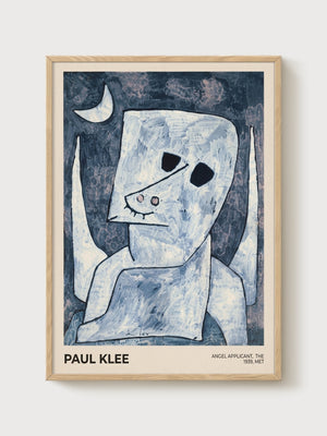 Paul Klee Print poster in oak frame