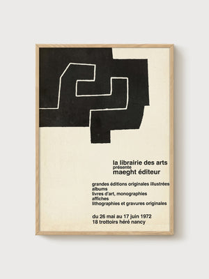 Maeght Editeur Vintage Poster poster in oak frame