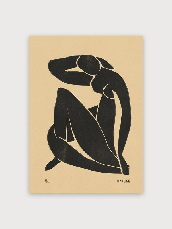 Matisse Black Silhouette Figure - Digital Download
