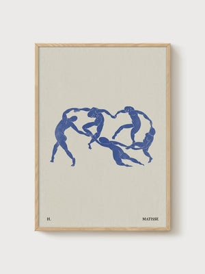 Matisse Print poster in oak frame