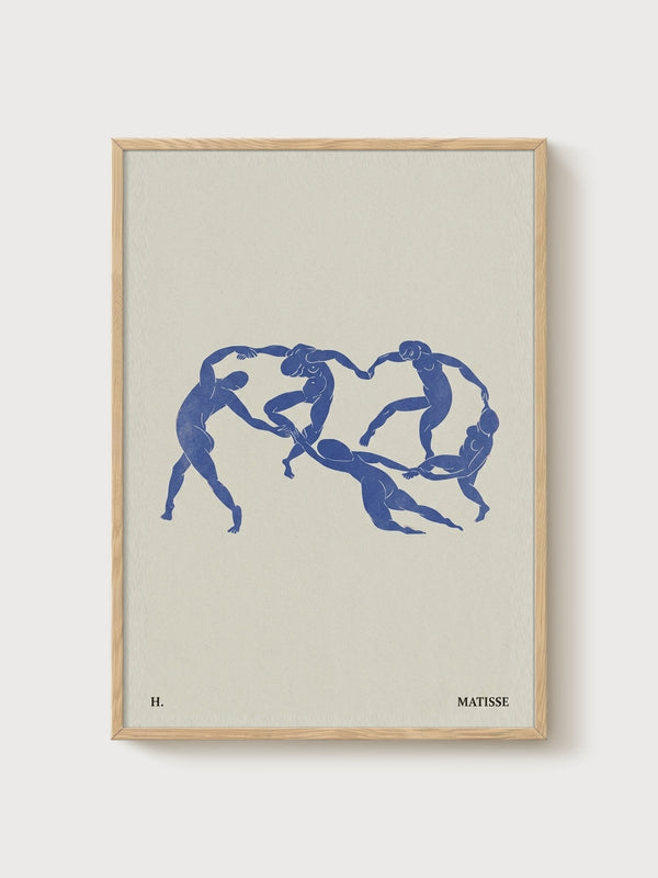 Matisse Print poster in oak frame