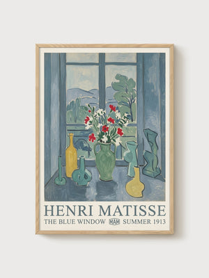 Henri Matisse Print poster in oak frame