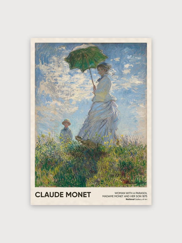 Woman With A Parasol Monet - Digital Download