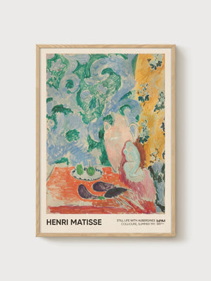 Henri Matisse Print poster in oak frame