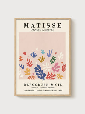 Matisse Painting Exhibition Poster poster in oak frame