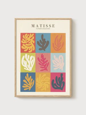 Henri Matisse Print poster in oak frame