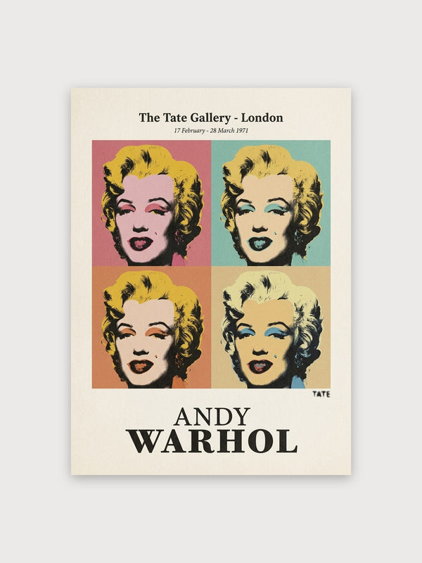 Warhol Pop Art Marilyn Screen Print - Digital Download