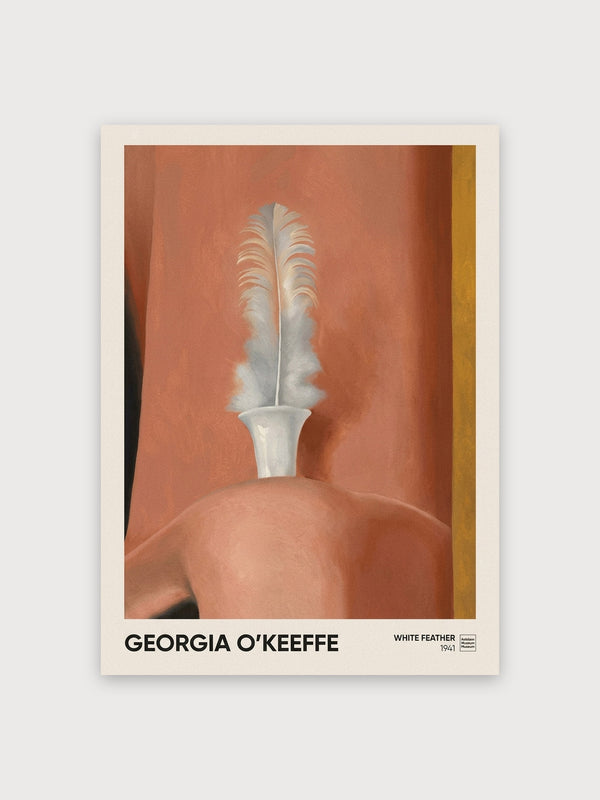White Feather Georgia O'Keeffe - Digital Download