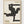 Chillida Abstract Wall Art poster in oak frame