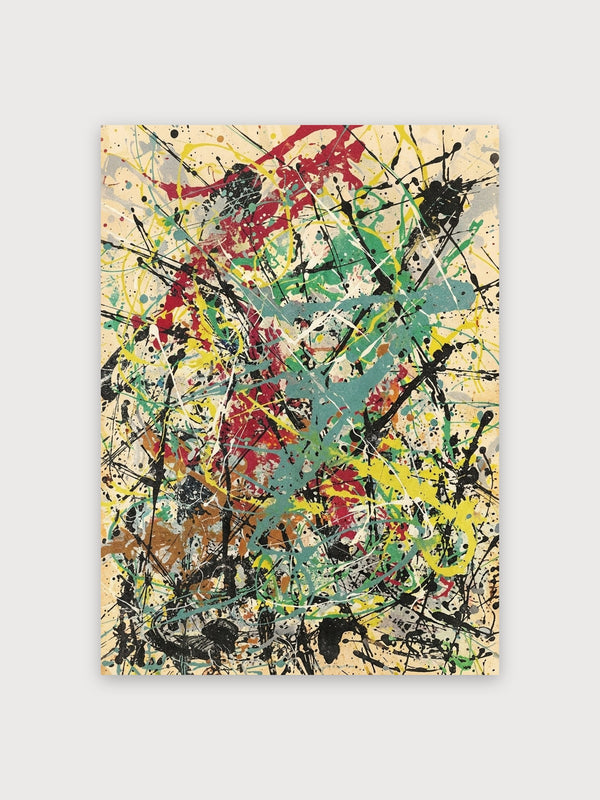 Abstract Expressionist Splatter Composition - Digital Download