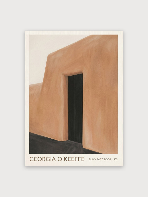 Georgia O'Keeffe Black Patio Door 1955 - Digital Download