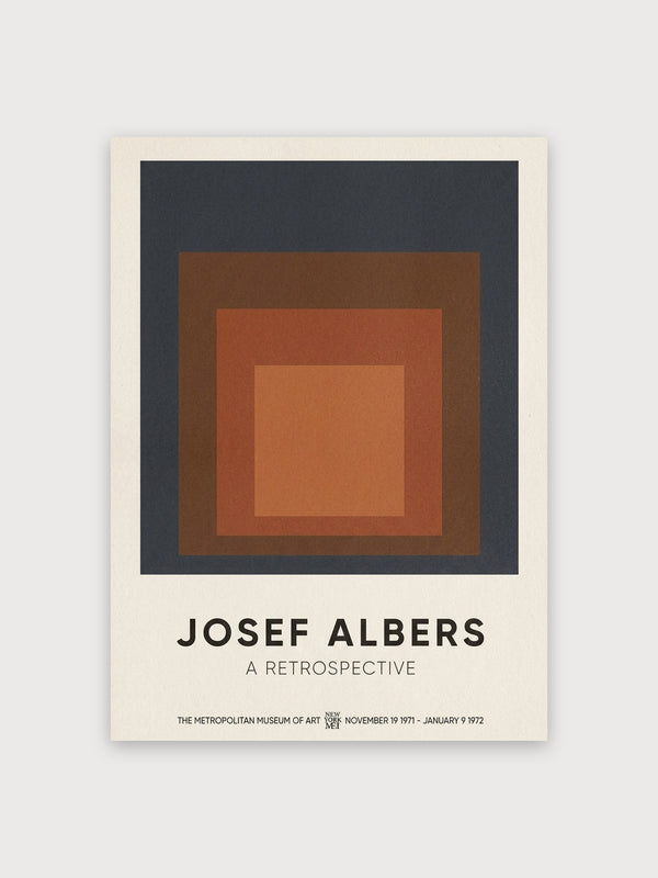 Josef Albers Retrospective Nested Squares - Digital Download